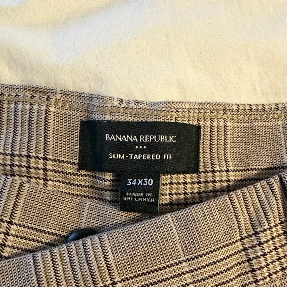 Banana republic slim tapered pants (never worn) NWOT - Picture 2 of 5